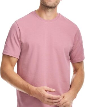 Men's Cotton Blend Classic Crew Neck Tee